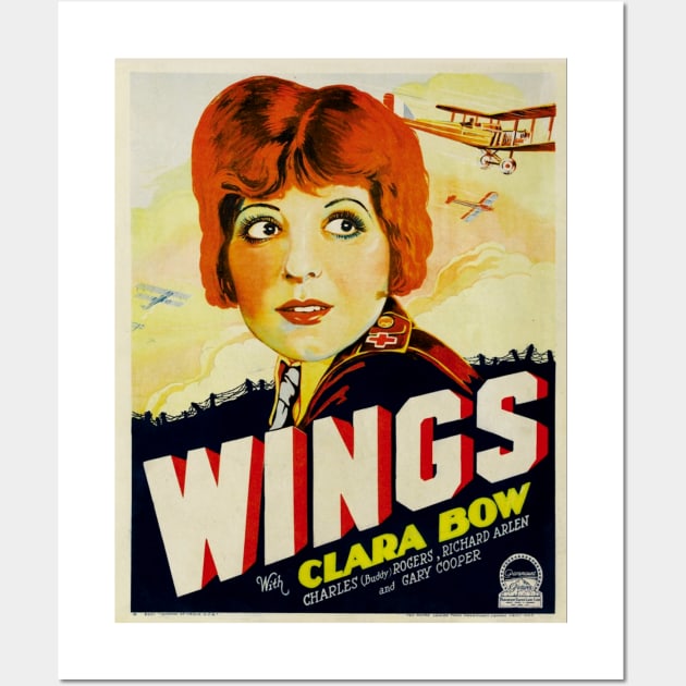 Wings Movie Poster Wall Art by Noir-N-More